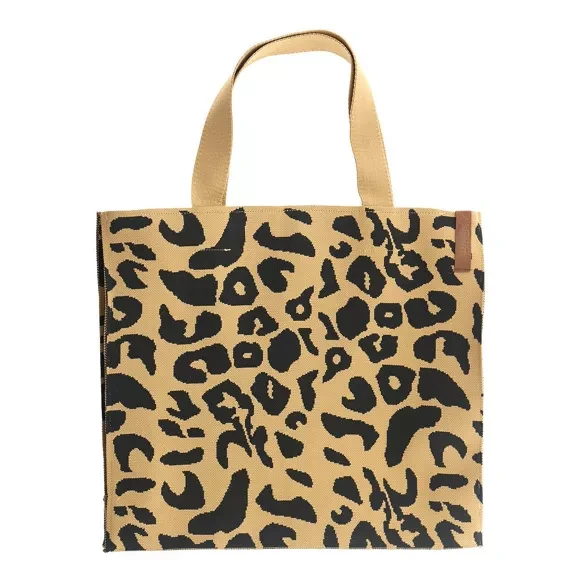 VEĽKÁ SHOPPER TAŠKA LARA - čierno-béžová