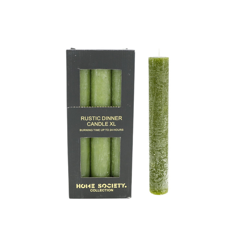 HRUBÁ KÓNICKÁ SVIEČKA - zelená